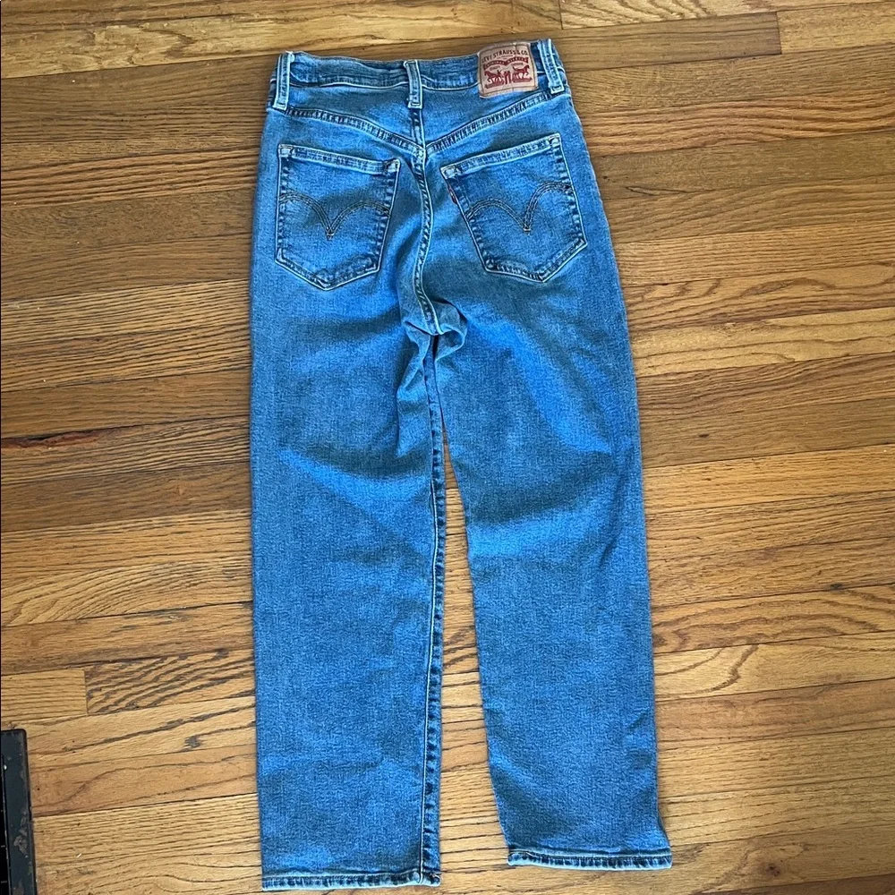 Levi's Ribcage straight ankle Blue Women's Jeans - Picture 3 of 3